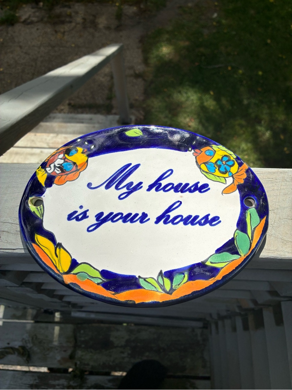 Talavera My House is Your House Wall Plaque